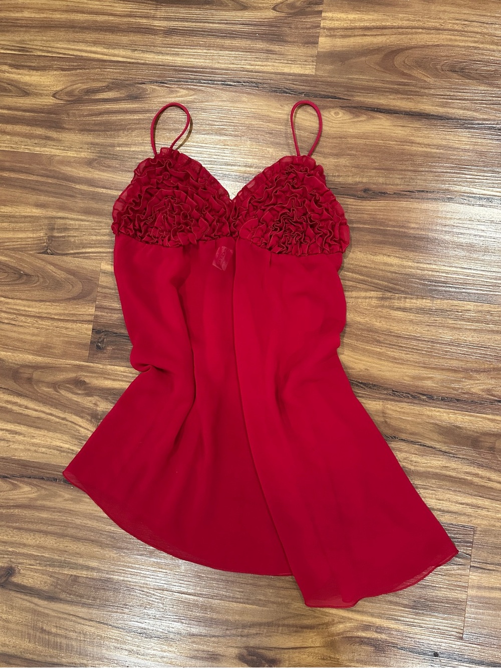 Rampage Red Mesh Dress